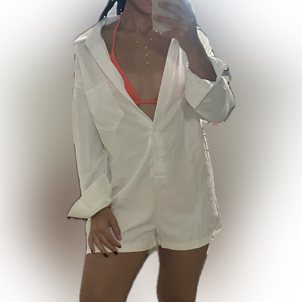 Women's Cream Sleepwear Set
